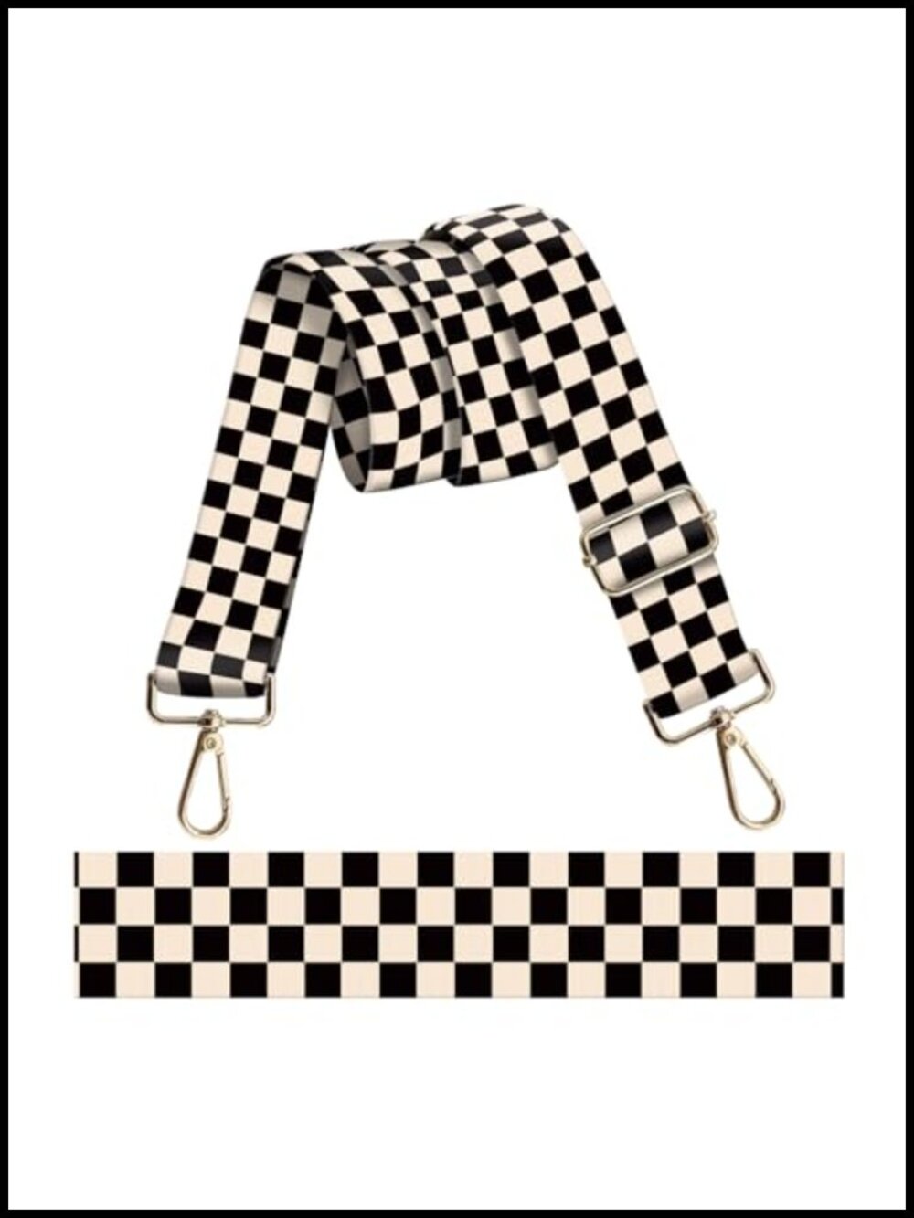 Adjustable Crossbody Purse Strap Replacement Polyester Bag Strap